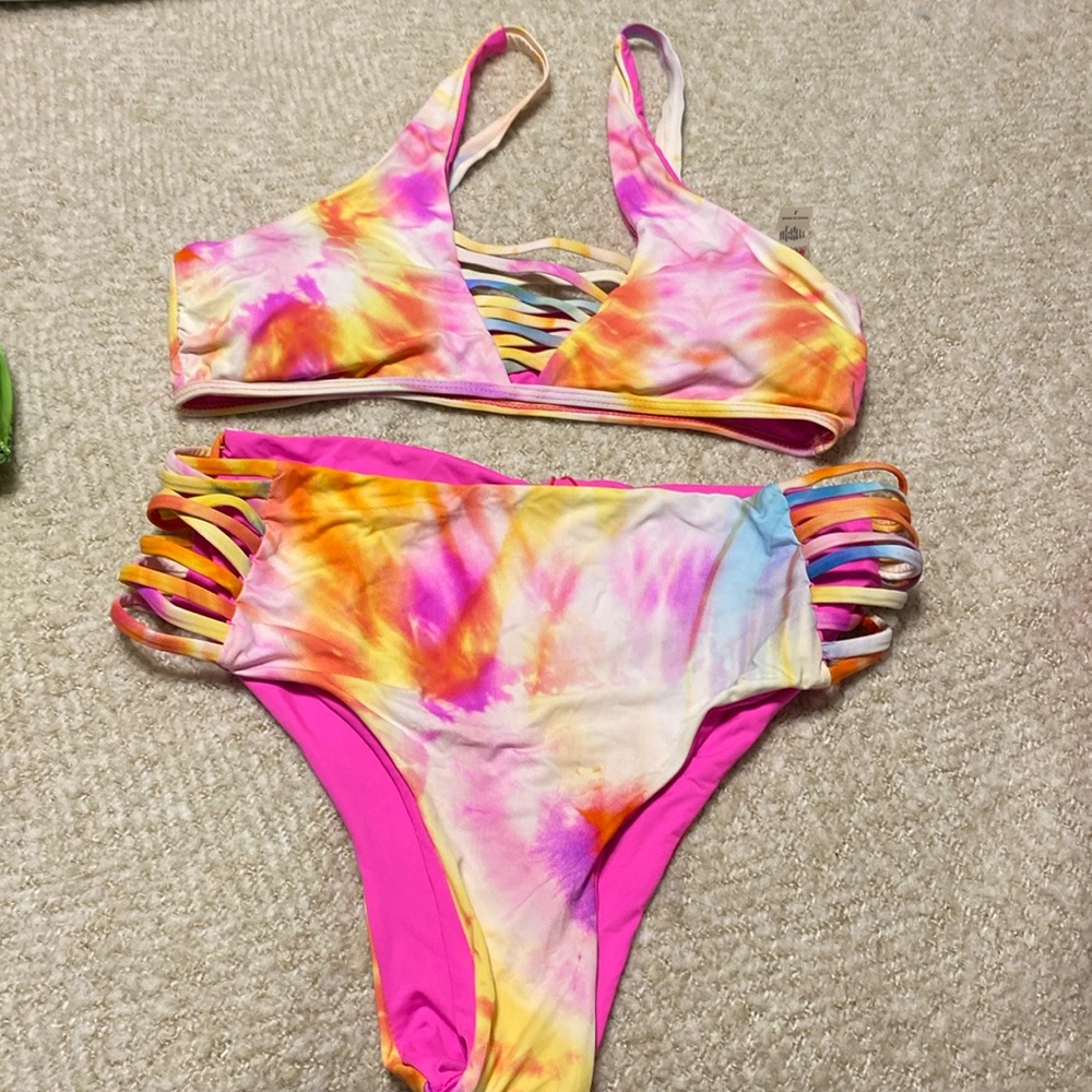 NWOT Tinibikini High waisted Reversible Bikini